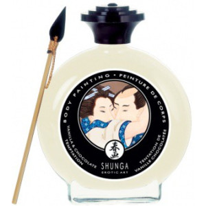 Шоколад для малювання Shunga White Chocolate & Vanilla