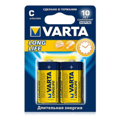 Батарейка Varta Longlife C - длительная энергия