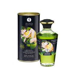 Олія для інтимних поцілунків Shunga Exotic Green Tea Organic
