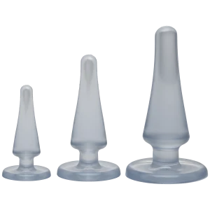 Набір анальних пробок Doc Johnson Crystal Jellies Anal
