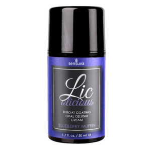 Гель для мінету Sensuva Lic-O-Licious Blueberry Muffin