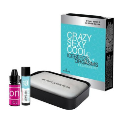 Набір збуджуючих засобів Sensuva Crazy Sexy Cool Icebergs and Orgasms Cooling Arousal Kit