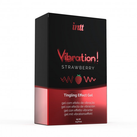 Рідкий вібратор Intt Vibration Strawberry