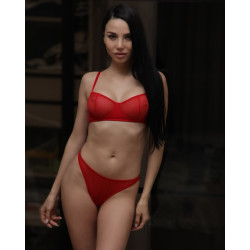 Бюстгальтер O'She Lingerie Red Basic