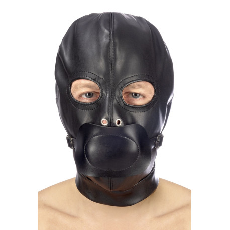 Маска Fetish Tentation BDSM Hood in Leatherette With Removable