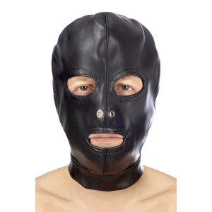 Маска Fetish Tentation Open Mouth and Eyes BDSM Hood