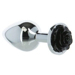 Анальна пробка Lux Active 3.5" Rose Anal Plug Black