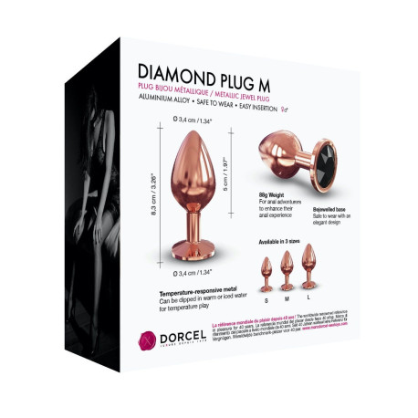 Анальна пробка Dorcel Diamond Plug M