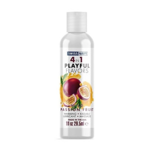 Лубрикант Swiss Navy 4 in 1 Playful Flavors Wild Passion Fruit