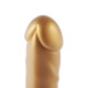 Насадка для секс-машини Hismith 6.8&quot; Golden Silicone Dildo
