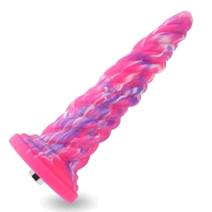 Насадка для секс-машини Hismith 10.12" Awl Silicone Dildo