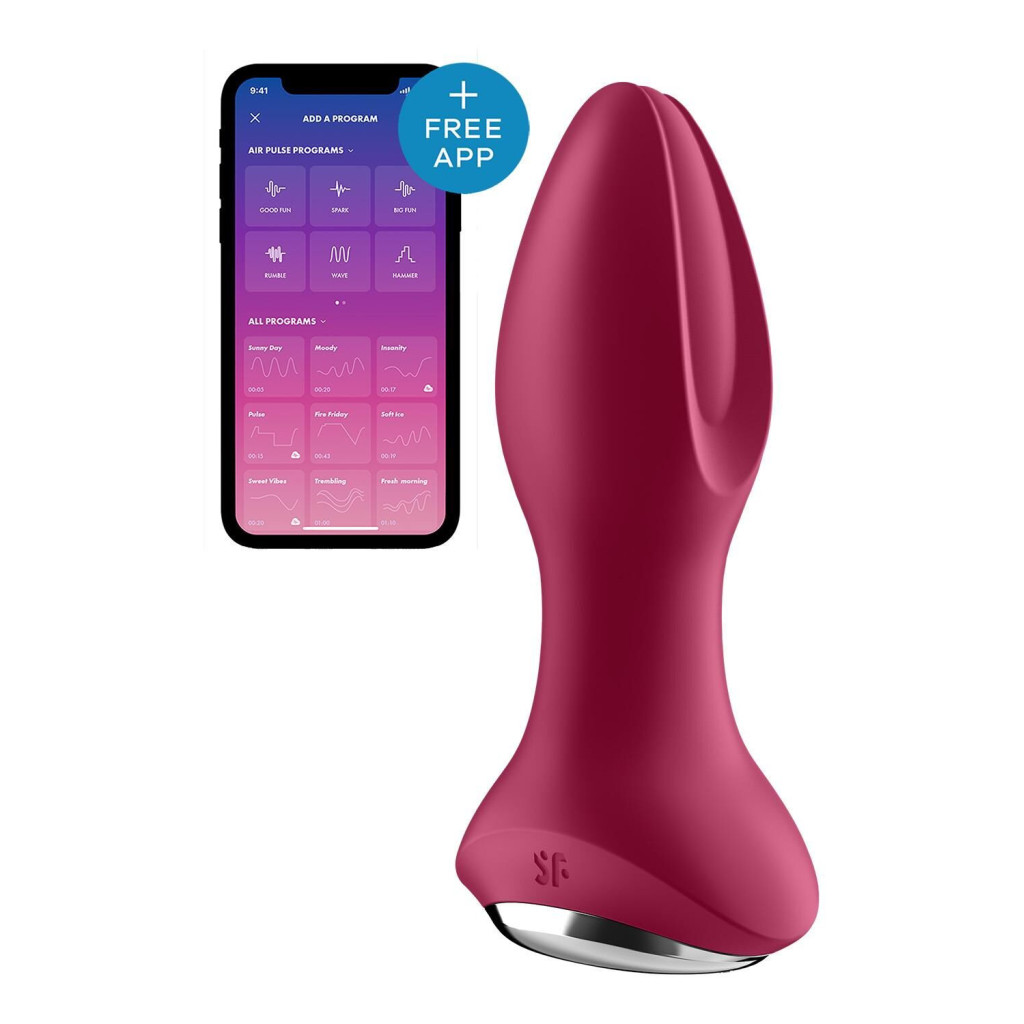 Анальная пробка с имитацией римминга Satisfyer Rotator Plug 2+. Цена,  купить Анальная пробка с имитацией римминга Satisfyer Rota