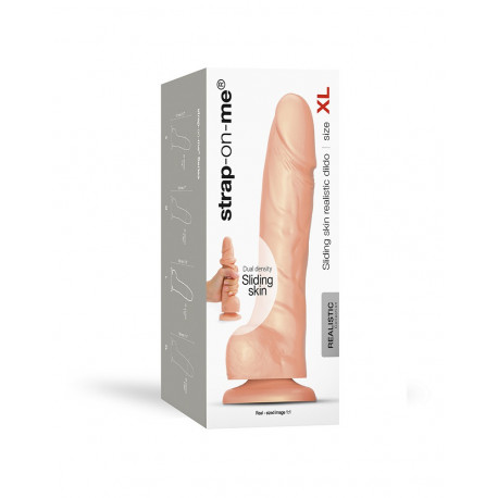Фалоімітатор Strap-On-Me Sliding Skin Dildo Realistic XL