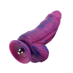 Насадка для секс-машини Hismith 9.45'' Slightly Curved Silicone Dildo
