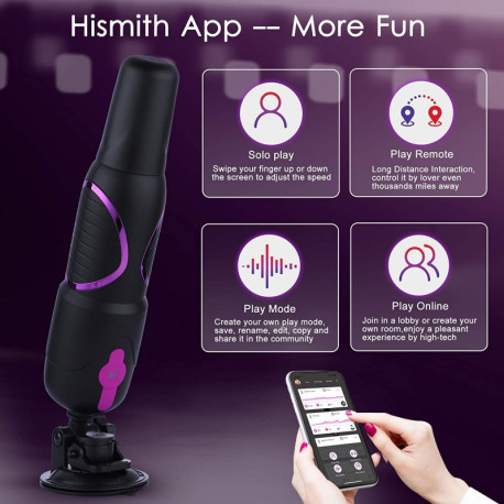 Секс-машина Hismith Pro Traveler 3.0 App