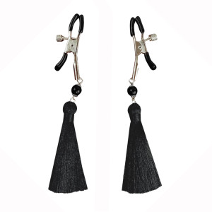 Затискачі для сосків Art of Sex Nipple clamps Black Tassels