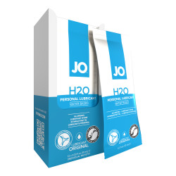 Набір лубрикантів System JO Foil Pack Display Box H2O Original