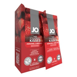Набір лубрикантів System JO Foil Pack Display Box H2O Strawberry Kisses