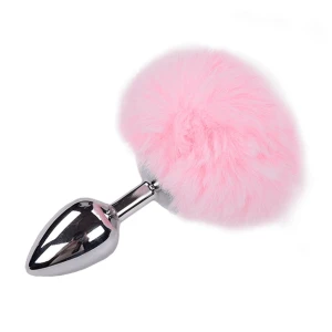 Анальна пробка Alive Fluffy Plug M