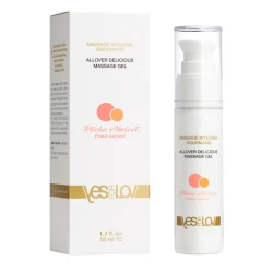 Масажний гель-лубрикант YESforLOV Allover Delicious Massage Gel Peach Apricot