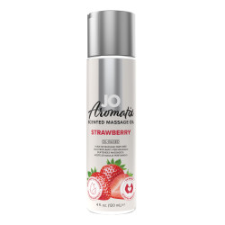 Масажна олія System JO Aromatix Strawberry Scented Massage Oil