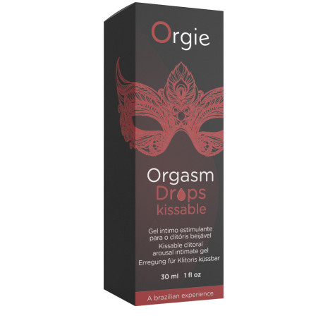 Збуджуючі краплі Orgie Orgasm Drops Kissable