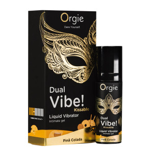 Рідкий вібратор Orgie Dual Vibe! Pina Colada