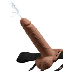 Страпон з імітацією сім'явиверження Pipedream 7" Squirting Hollow Strap-On