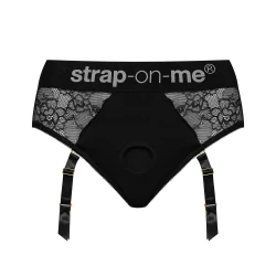 Трусики для страпона з підв'язками для панчіх Strap-On-Me Harness Diva