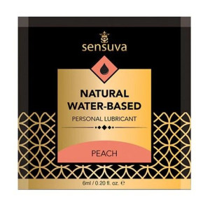 Пробник лубриканта Sensuva Natural Water-Based Peach