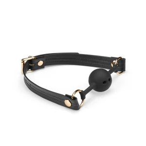 Кляп Liebe Seele Dark Candy Black Silicone Breathable Ball-Gag