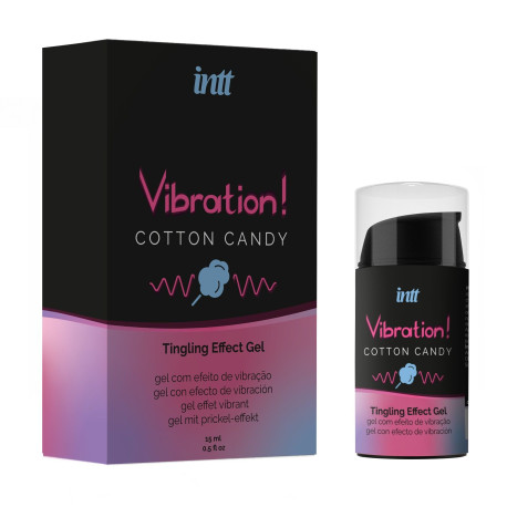 Рідкий вібратор Intt Vibration Cotton Candy