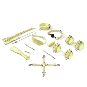 БДСМ-набір Liebe Seele Macaron Electric Yellow: Beginner's Bondage Kit (9 pieces) БДСМ-набір Liebe Seele Macaron Electric Yellow: Beginner's Bondage Kit (9 pieces)