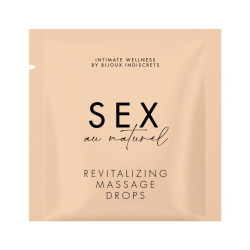 Пробник інтимного гелю Bijoux Indiscrets Sex Au Naturel Revitalising Intimate Massage Drops