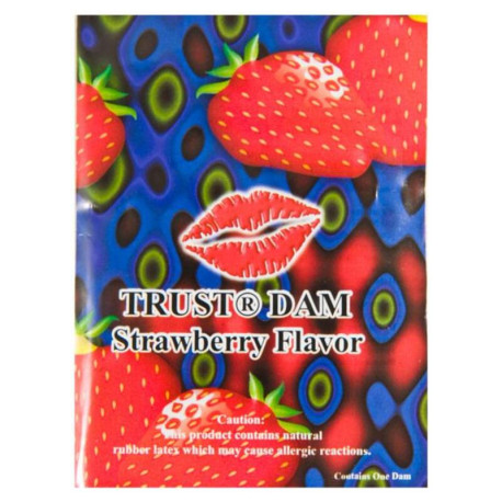 Латексна серветка Trust Latex Dental Dam Strawberry