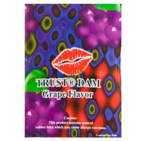 Латексна серветка Trust Latex Dental Dam Grape