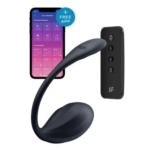 Віброяйце Satisfyer Ribbed Petal Connect App