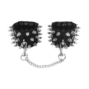 Наручники Art of Sex Rose Spiked Leather Handcuffs