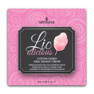Гель для мінету Sensuva Lic-O-Licious Cotton Candy