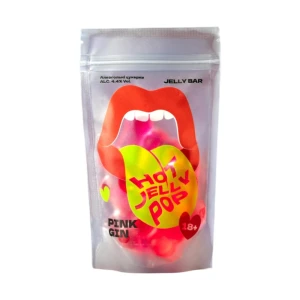 Алкогольні желейні цукерки JELLY BAR Pink Gin