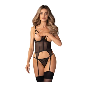 Корсет зі стрингами Obsessive Euridia