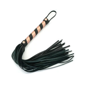 Флогер Liebe Seele Rose Gold Memory Leather Flogger Whip